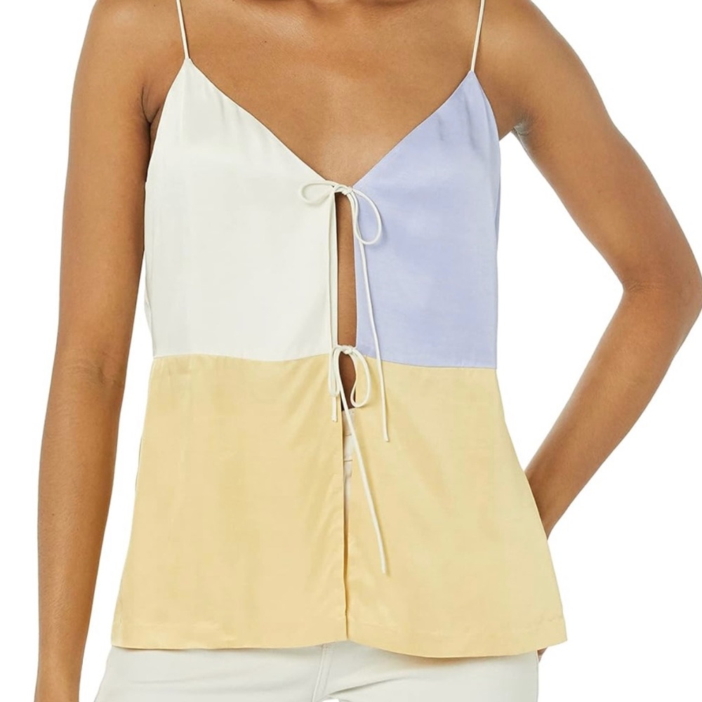 NWT Rebecca Taylor color block camisole size 4